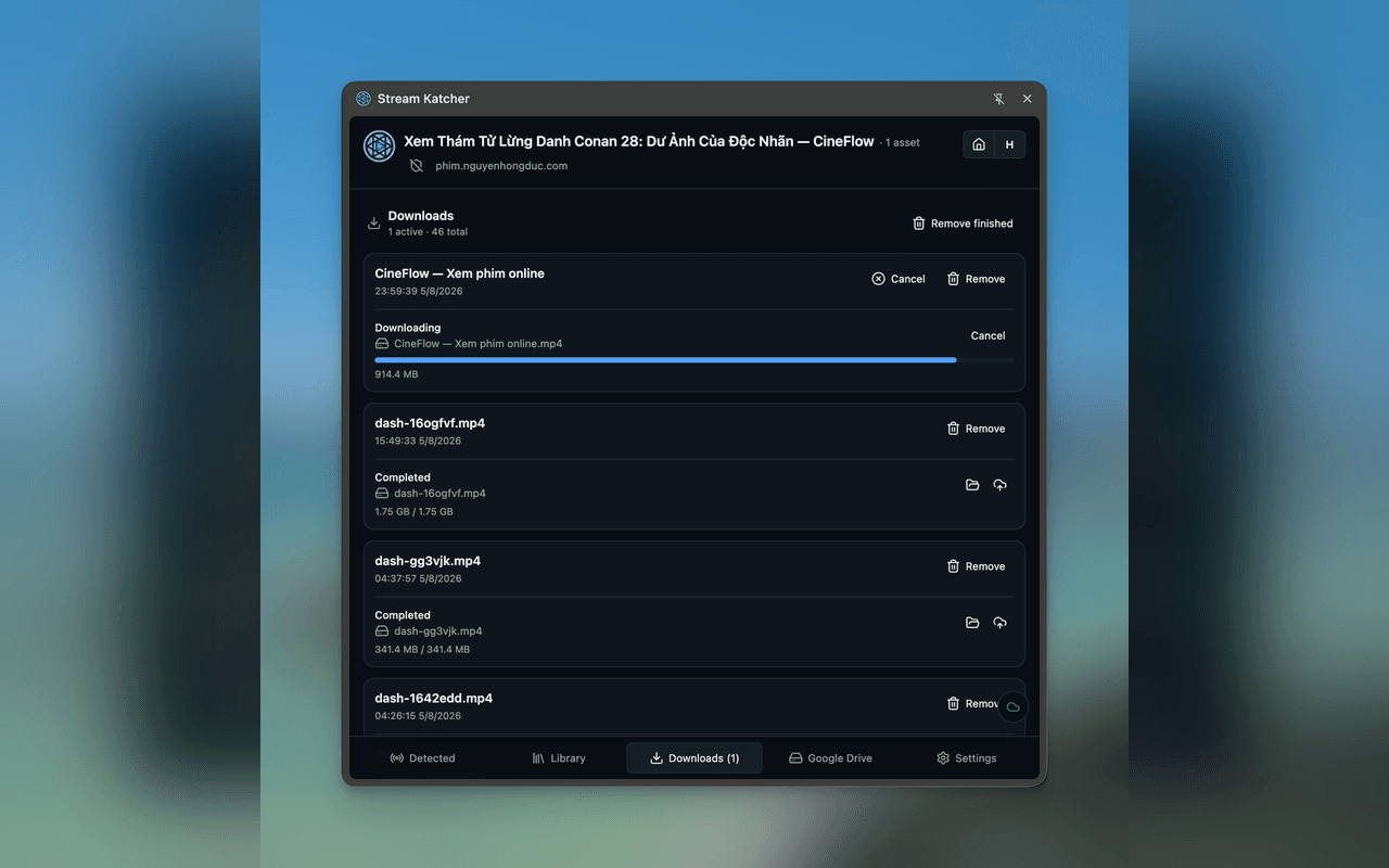 Stream Katcher Downloads surface
